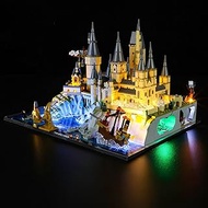 YEABRICKS LED Light for Lego-76419 Harry Potter Hogwarts Castle and Grounds Building Blocks Model (L