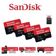 SanDisk Extreme PRO 1TB 512GB 256GB 128GB MicroSDXC Card | 200MB/s U3 V30 A2 | For 4K/8K Video, CCTV