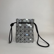 Issey Miyake New Color Matching Mini Small Cross Body Bag Bucket Bag Geometric Rhombus Drawstring Bundle Shoulder Women'