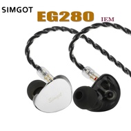 SIMGOT EG280 in Ear Monitor, 1DD+1 Planar HiFi IEM, Wired Gaming Earphone with Microphone, 1.7m Long