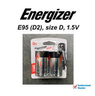 Energizer E95MAXBP2 Max Alkaline 2 D Batteries