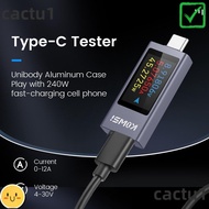 CACTU Power Meter Tester, PD KWS-2303C Current and Voltage Monitor,  Battery Capacity DC 4-30V 0-12A