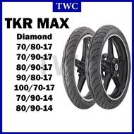TKR MAX Tayar Diamond Tayar Rosso Motorcycle Tubeless Tayar 70/90-17 80/90-17 90/80-17 100/70-17 70/