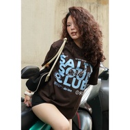 SALTY Form BOXY Unisex Brown T-shirt - de tée
