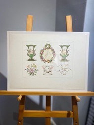 19th世紀法國古董瓷器書籍-賽佛爾瓷器彩色平版印刷(1892年)