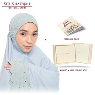 [Kiriman Jiwa] Siti Khadijah Telekung Signature Lunara in Pale Green + SK Lite Gift Box