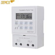 [DEMO3] Programmable Timer, AC 220V Microcomputer Digital Timer Switch, Smart Home with LCD Display 