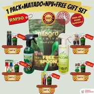 [1KG+MATADO+NPV READY STOCK] Milagro Organic Fertiliser + FREE GIFTS / Milagrow Baja Organik Booster Tanaman + HADIAH