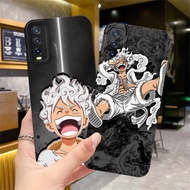 Vivo Y20 Y12s Y20s Silicone - 0ne Pi3ce Motif - Flexible Case - Bumper - Protector