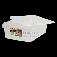 3 X TYG 2.4L Diamond Container Reusable Food Grade Plastic Tupperware Storage Lunch Box(Code:3282)Bekas plastik 塑胶盒 收纳盒