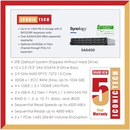 Synology SA6400 12-Bay NAS Enclosure Flexible petabyte-scale storage for growing storage needs