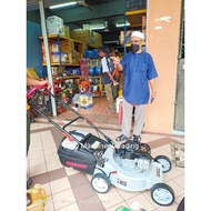 [RZiQ] OGAWA AL19BG 19" ALUMINIUM LAWN MOWER B&amp;S 500E 140cc Gasoline Engine ‼️ (Mesin Rumput Tolak Kebun)