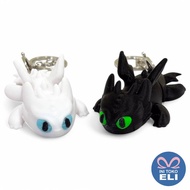 MATA GANTUNGAN 3D Cartoon Dragon Keychain with Glow in the Dark Eyes