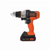 สว่านไฟฟ้า BLACK&amp;DECKER EVO185B1-B1 10 มม. 18 โวลต์