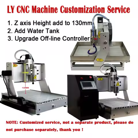 Value-added Services Customized 3020 3040 6040 6090 CNC Engraving Machine Accessories Increase Z-axi