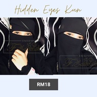 Niqab Ninja Hidden Eyes Kun/Burqa (Niqab Masturat) /Niqab Khuruj Tutup Mata