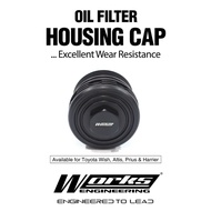 Works Engineering Toyota Oil Filter Aluminum Housing Cap Assembly - Wish, Altis, Prius, Harrier