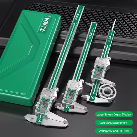 LAOA 0-150/200/300mm Waterproof Digital Caliper 4CR13 Stainless Steel Electronic Vernier Gauge 0.01m