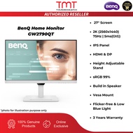 BenQ Home Monitor GW2790QT | 27" | 5ms(GtG) | IPS Panel | 2560x1440 (2K)(75Hz) | sRGB 99% | HDMI & D