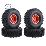 1.9 Beadlock Wheels Crawler and Rubber Tires 120mm Diameter for 1/10 RC CAR  SCX10 II -4 T6