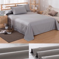 1PC Large Size 160/ 200/ 250x230 cm Bed Fitted Sheet Cover Solid Color Full Twin Full Queen King Bed Sheets