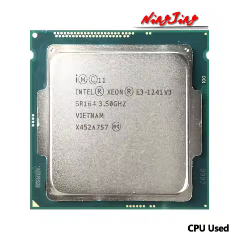 Intel Xeon E3-1241 v3 E3 1241v3 E3 1241 v3 3.5 GHz Quad-Core Eight-Thread CPU 80W LGA 1150