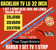 BACKLIGHT TV LED LG 32" INCH 32LJ510D 32LV541H 32LV761H BACKLIGHT TV 32" INCH LG
