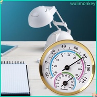 WU Indoor Outdoor  Hygrometer 2 in 1 Temperature Humidity Gauge 1 Pack