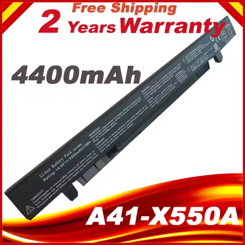 8Cells 4400mAh A41-X550A Battery for Asus R510C X550C X550L X550J R510L X550CA X552E X550V X550D R51