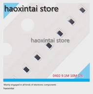 【Top Picks】 100PCS 0402 SMD Resistor 1% 9.1M 10M Megohm 1/16W