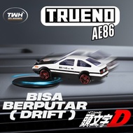 HA Diecast Car Decoration Dashboard Miniature Toy Car Display Drift Drifting Toyota AE86 Scale 1:64