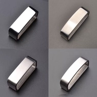 Stainless Steel Belt Loop Belt Loop Belt Accessories Men's Fixed Buckle Leather Loop Belt Loop Belt 