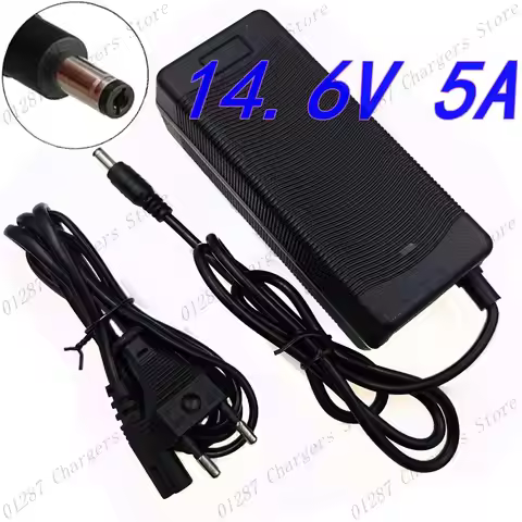 14.6V 5A LiFePO4 Charger 4Series 12V 5A Lifepo4 Battery Charger 14.4V Battery Smart Charger for 4S 1