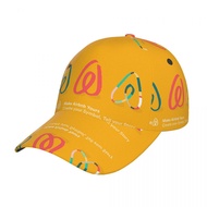 Ready Stock Airbnb Logo Fashion Curved Brim Baseball Cap Simple Casual Street Dance Hat All-Match Un