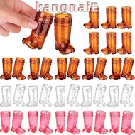 KANGNAI 10Pcs Mini Cowboy Boot Glasses, Plastic 1 Oz Western Cowboy Glasses, Creative Transparent Sh