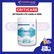 CRITICARE OPTIMAXE LITE VANILLA 400G