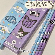 Cute Sanrio Pencil Cinnamon Dog Melody Pencil Box Student Writing Painting Pencil hb Sketch Pen.7.31