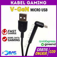 Kabel Data Gaming Micro USB - Kabel Charger Fast Charging Casan Cesan HP Android 2A Cas Carjer Carge