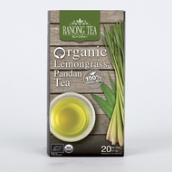 [1 แถม 1] เรนองที ออร์แกนิก ชาตะไคร้ใบเตย 20 ซอง 20 ก. Ranong Tea Organic Lemongrass Pandan Tea 20pcs 20 g