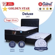 2in1 CENTRAL Deluxe Kasur spring bed twin sorong springbed 120x200 120