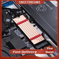 Copper SSD Cooler Radiator with Thermal Silicone Pad Solid State Hard Disk Cooler Laptop Desktop 0.8