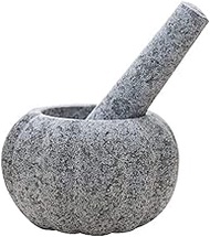 Fashionable Simplicity Manual Garlic Grinder Granite Herb Grinder Pulverizer Salt Pepper Pestle Mortar Kitchen Tools wangyiren93