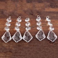 Manik-manik Kristal AROMA Daun Maple Kaca Cantik Untuk Dekorasi
