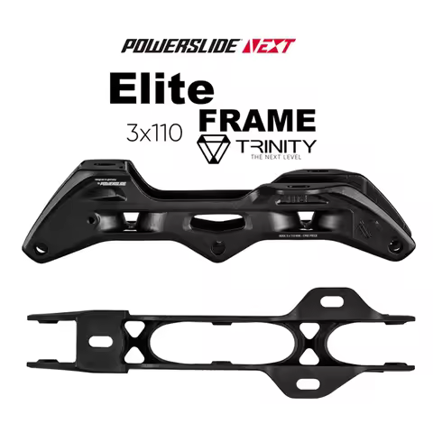 100% Original Powerslide Trinity Frame Inline Skate Frame NEXT Elite Chassis 3x110mm 3*125mm Skating