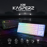 คีย์บอร์ดเกมมิ่ง Nubwo X36 Mechanical SW Wireless Gaming Keyboard พร้อมด้วยไฟ Full RGB เปลี่ยนสวิสซ์