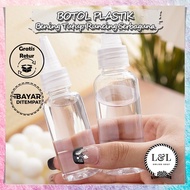 Botol Plastik Kecil 50 ML Tutup Lancip Botol Refill Cairan Serbaguna Botol Refill Mini Transfaran Mo