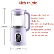 Máy làm sữa hạt Lotor DJJ-BL-03 máy xay sữa hạt đa năng 600W tiện lợi 9 chế độ nấu nhanh chóng