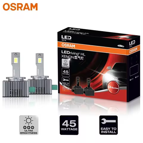 OSRAM D1S D1R D3S D3R LED D Series XENON HID Car Head Lamps 6000K White 45W Bright 12V LED Canbus Li
