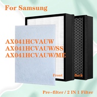 For Samsung Air Purifier AX041HCVAUW AX041HCVAUW/SS AX041HCVAUW/ME Replacement activated carbon HEPA