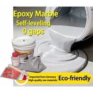 Epoxy Quartz GRANITE Self-Levelling Floor Paint Tile Marble Look Epoxy Flooring Cat Lantai Coating H